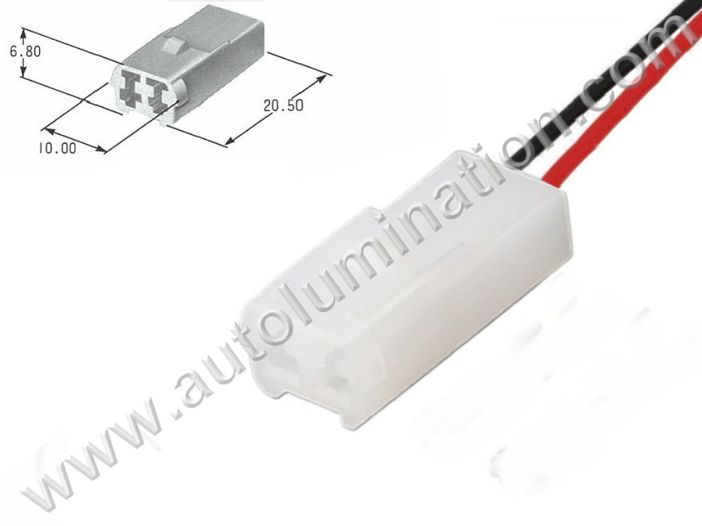 Pigtail Connector with Wires,,,,Yazaki,,,,6242-5021, 7123-1520, MG610070, MG 610070,,Audio, Speaker,,,,