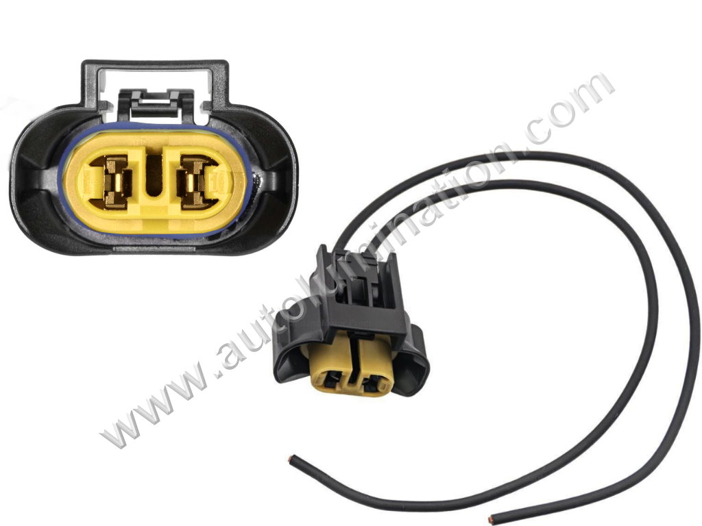 Pigtail Connector with Wires,,,,,,G81B2,CE2066B,22855316, S2611, 1P2076,HAIDIE #:HD025F-2.8-21J,Headlight,Foglight,H8, H11,,GM, Chevy, Honda, Acura, Fiat, Jeep, Chrysler, Buick