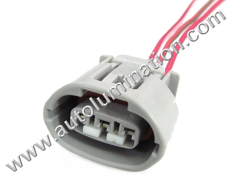 Pigtail Connector with Wires,3wirepig0067,,,Sumitomo,,Y31C3,CE3000F,6189-0443, 90980-11349,,Headlight - Low & High Beam,Low HID Light Control ECU,AC Compressor,Inline To Front Park Sensor Harness,,Hyundai, Infiniti, Kia, Lexus, Nissan, Scion, Toyota, Saab, Suzuki, Audi