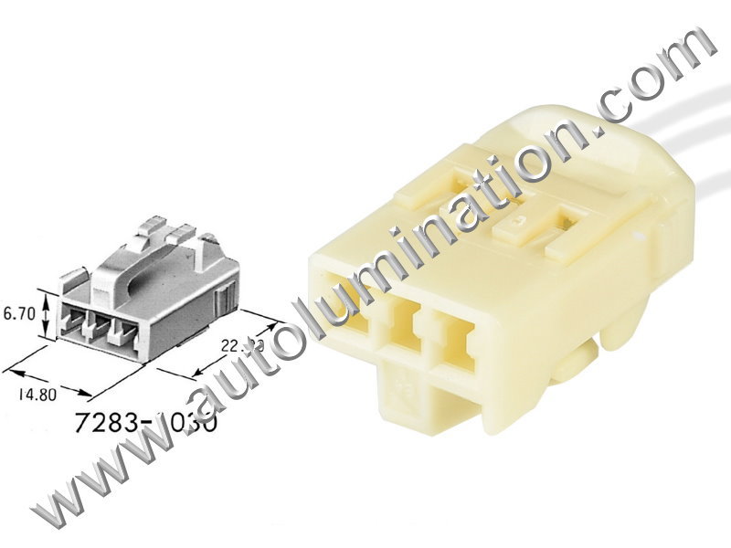 Pigtail Connector with Wires,,,,,B26C3,,,,,,,,,Toyota, Lexus, Scion