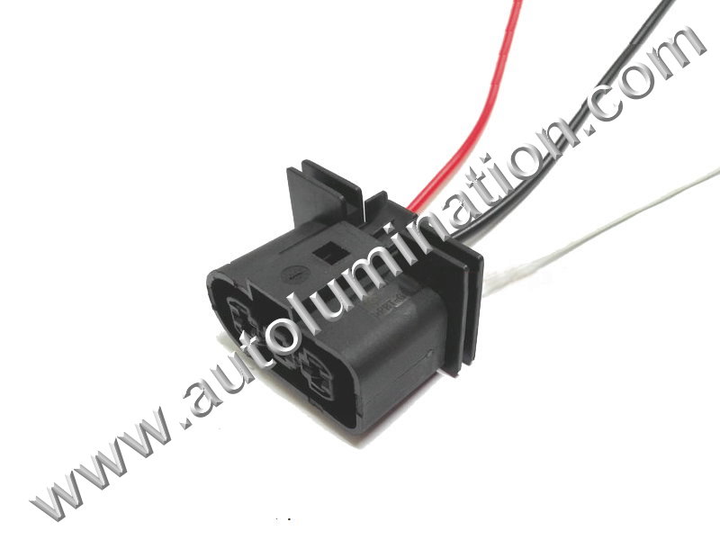 Pigtail Connector with Wires,3wirepig0086,,,,,,,1j0-906-233,,Coolant Radiator Fan,,,,Audi, MK1, VW, Jetta. Beetle