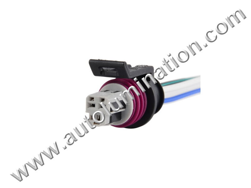 Pigtail Connector with Wires,,,,Aptiv, Delphi, Packard, Metri-Pack, GT150,R64B3,,,5C3Z12224A, 904-222, 2502-3012, 5C3Z-12224-A, PR315, PT217, 23076, 800-427, 1P1817,,,,,,GM, Ford