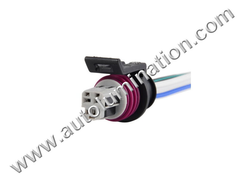 Pigtail Connector with Wires,,,,Aptiv, Delphi, Packard, Metri-Pack, GT150,,R64B3,,5C3Z12224A, 904-222, 2502-3012, 5C3Z-12224-A, PR315, PT217, 23076, 800-427, 1P1817,,,,,,GM, Ford