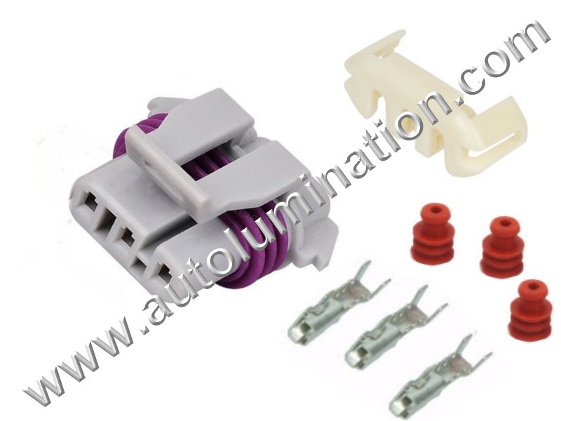 Connector Kit,3wirepig0099,,,Aptiv, Delphi, Packard, Metri-Pack, GT150,,H72A3,,12129946, 12129615,,MAP Sensor,Camshaft Speed Sensor,Crankshaft Position Sensor,,GM, Ford