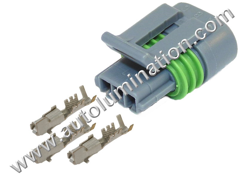 Connector Kit,3wirepig0053,,,AC Delco,,,,PT148, 2162280, 12085538,,ICM Ignition Control Module,EGR, Coolant Fan Radiator,Coolant Level Sensor,Temperature Sensor,Dodge, GM