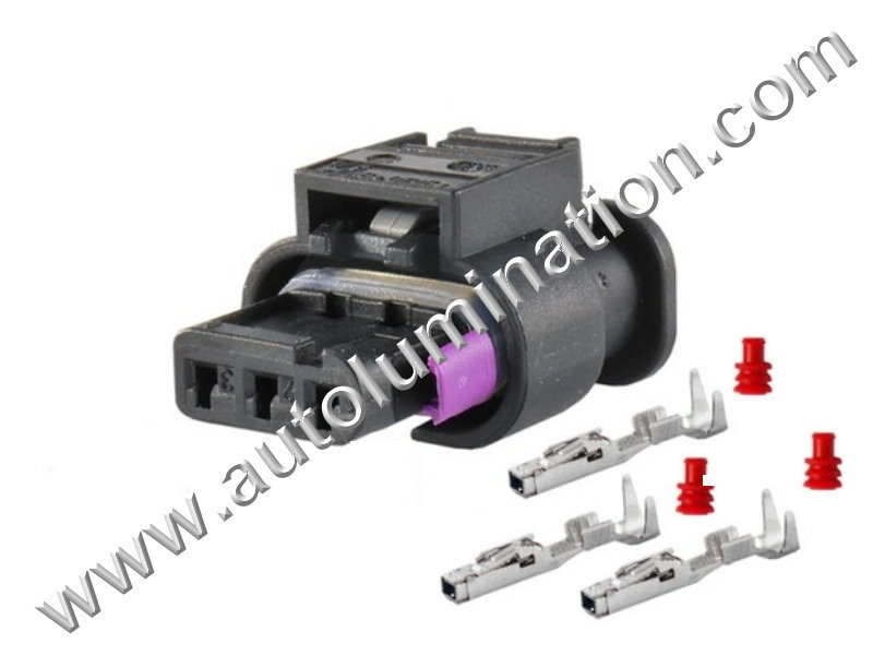 Connector Kit,,,,Hirshmann,L66A3,,,872-858-541, 3C0973203 ,,,,,,VW, Audi, BMW