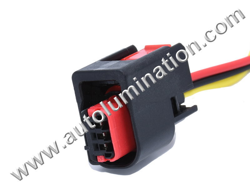 Pigtail Connector with Wires,,,,,,T44B3,,1438454-1, 68071234AA,, CAM Camshaft Transfer Case Position Sensor.,,,, Ford, Jeep Cherokee 