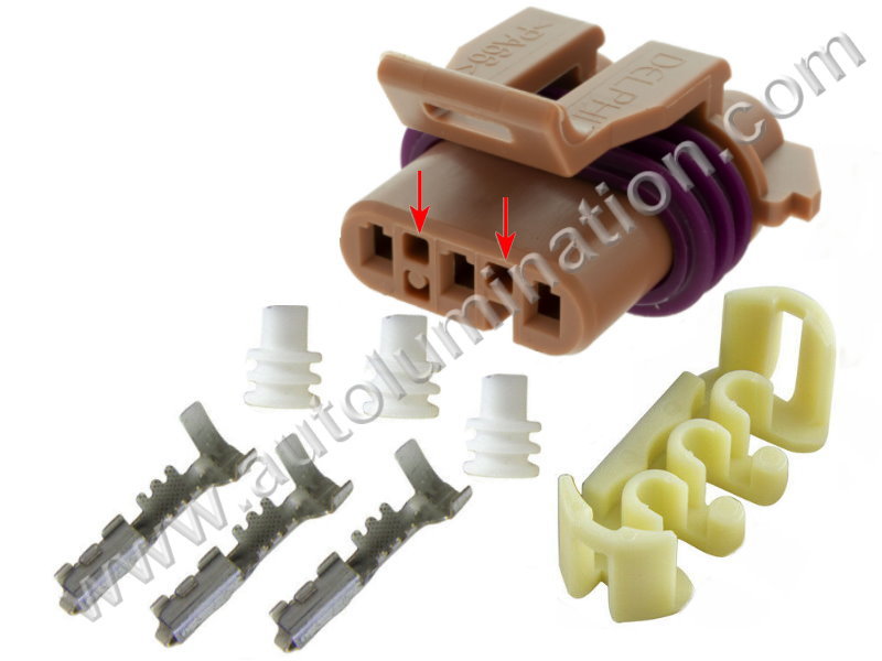 Connector Kit,121-461-21-Brown,,,Aptiv, Delphi, Packard, Metri-Pack 150,,,,12146121,,Ignition Coil,Fuel Sender,,,GM