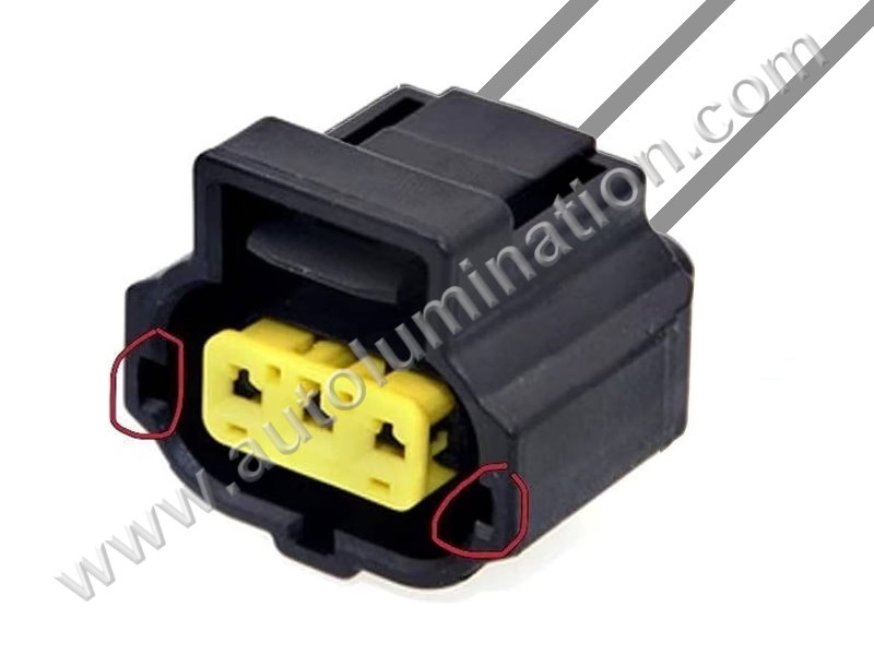 Pigtail Connector with Wires,,,,TE Connectivity,Tyco,Amp,G14A3,,,184034-1,,,,Ford