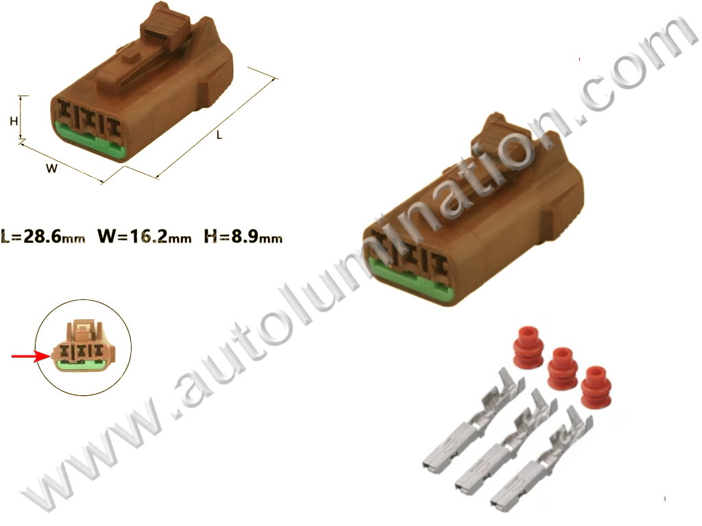 Connector Kit,,,,KUM,J73C3,,,PB011-03857,,,Nissan, Infintiy, Mazda, Subaru