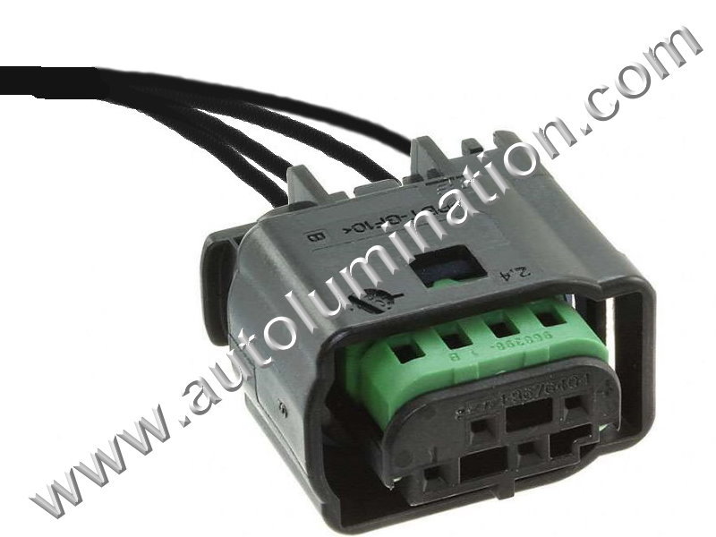 Pigtail Connector with Wires, , PT2433, 19179283, PT2593,13577790, WPT-1088, WPT1074, Tyco-Amp, , B72A4, CE4081, WPT-223,1-967640-1,8E0 971 934, 2-1394412-1, 968398-1, 2-1394413-1, 2-1394411-1, 968399-1, 9U2Z-14S411-AFA, 9U2Z-14S411-ALA