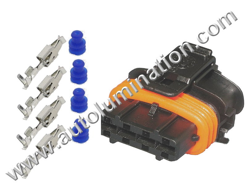 Connector Kit,4wirepig0002,PT1716,,Bosche,,L73C4,CE4017, CE4168,1928404745,368162-1, 89046835, 1928403736, 1928404627, 0225456726, 1928404993,,Map Sensor,Air Flow Sensor,Crankshaft Position Sensor,,Hyundai, Kia, Volvo, GM