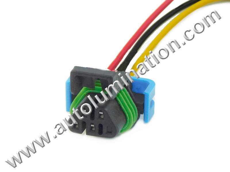 Pigtail Connector with Wires, OXYGEN0026,PT1417,,,,H73A5,CE5069F,15306365, 12146047,,Oxygen O2 Sensor,Brake Lamp Switch,,,GM