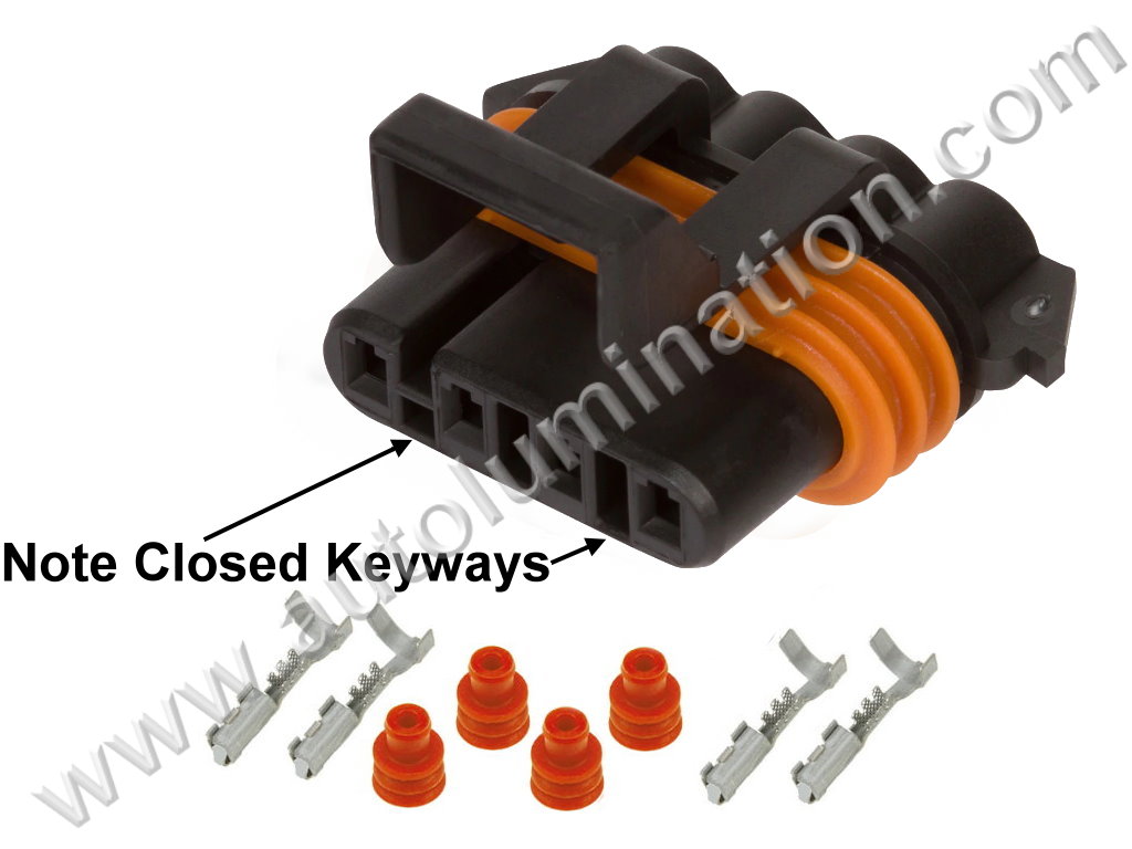 Connector Kit,,PT368 ,,Delphi,Metripack-150,C12B4,CE4258,15306009, CS130D, AD230, AD237, AD244 1P1153,15306009, PT1136, PT5674, 12162144 ,,Alternator,Generator,Ignition Coil,,,Chevrolet, Pontiac, Buick, GM