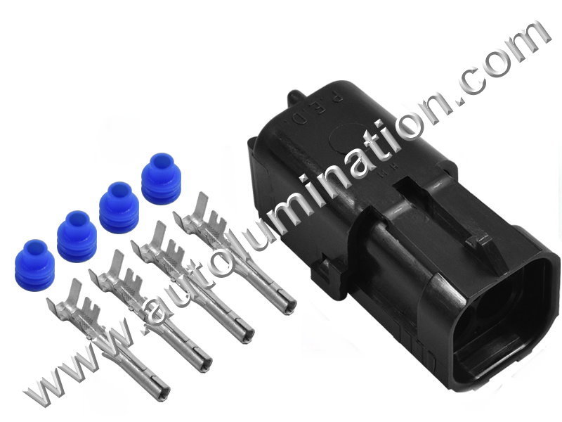 Connector Kit,Weatherpack  Square (Female),PT127, PT720,,Delphi, Aptiv,Weatherpack,,CE4212M,12085506, 12126449, 12015024,,,,,,GM, Ford