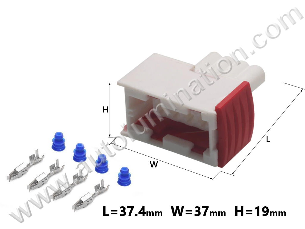 Connector Kit,OXYGEN0028-h,,,Tyco, Amp,,,,144998-5, 1-967059-1,ckk7048w-3.5-21,,O2 Oxygen Sensor,Power Timer,,