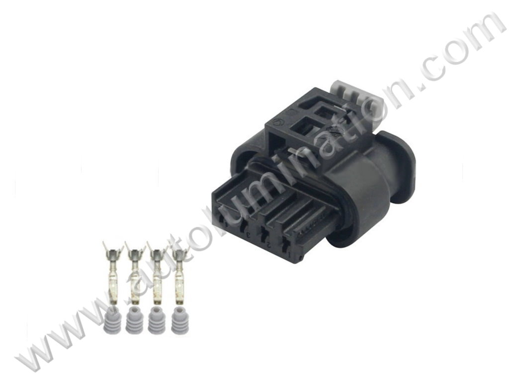 Connector Kit,,PT2677,,Hirschmann,,F11A4,,13581092, 805-122-541,,,Radiator Shutter,Locker, Transmission Temperature Sensor,DRL, Daytime Running Light,Jeep, Jaguar, Range Rover, Land Rover, Chrysler, BMW, Chevy, Dodge