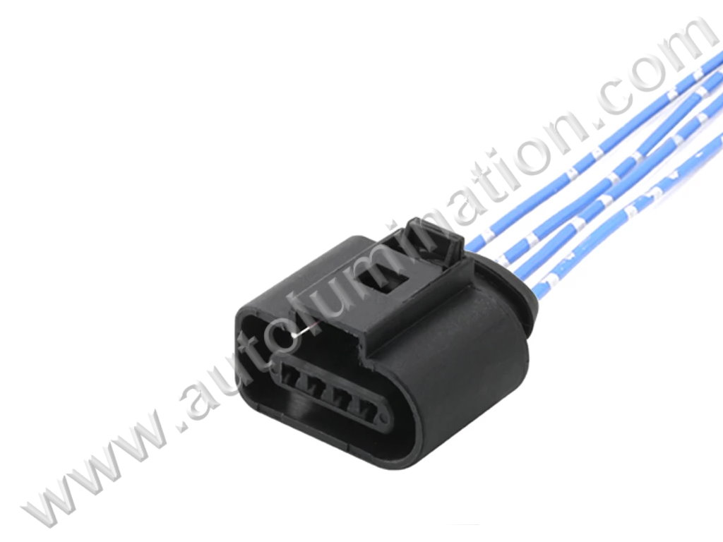 Pigtail Connector with Wires,410pin4039, 4wirepig0047,,,VW,,C12C4,,1J0973704, 1717893, 1717892, 42121400, 444515-2,CKK7045-1.5-21,MAF Mass Air Flow Sensor, Ignition Coil,,Turbo, IAT Inlet Air Sensor,Map Sensor,VW, Audi
