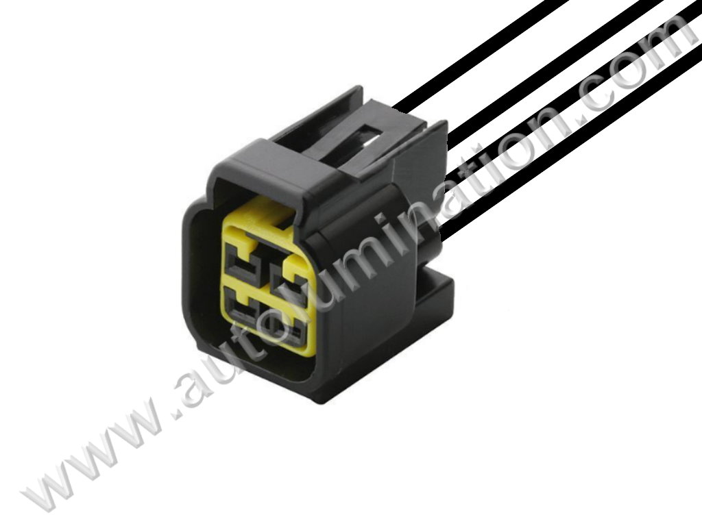 Pigtail Connector with Wires,7041Y-2.3-21,,,Furukawa,,,,FW-C-4F-B, FW-C-4M-B, DJ7041Y-2.3-21,,,Throttle Speed Regulator,,,
