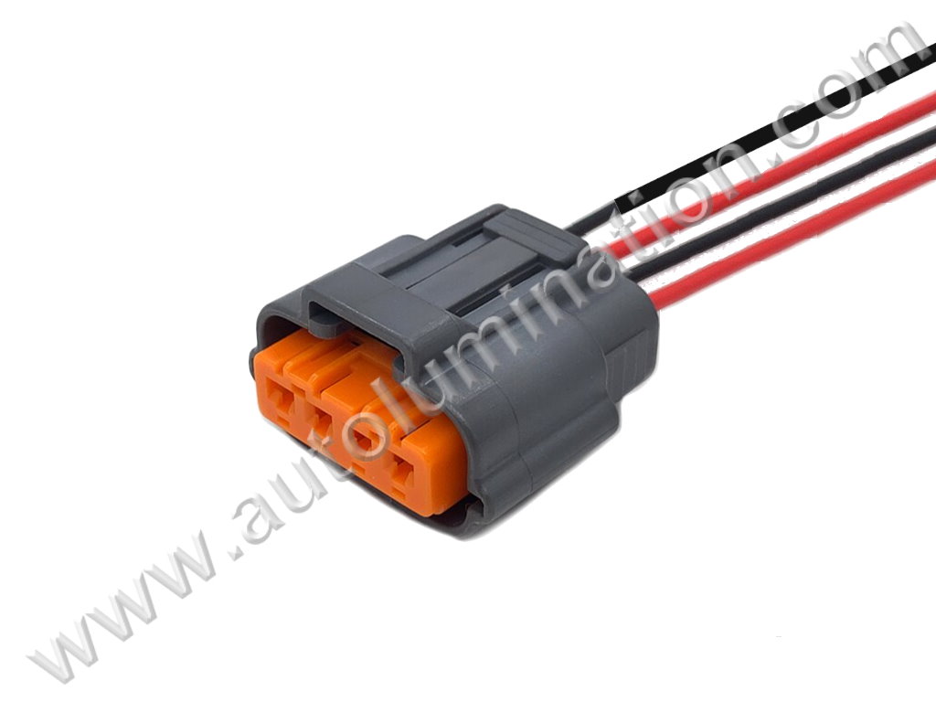 Pigtail Connector with Wires,7046A-2.2-21,,,,,,CE4182,6195-0030, PB427-04125,CKK-7046A-2.2-21,Ignition Electronic Controller Plug, Throttle Position Sensor,,,,Mazda, Nissan, Infinity