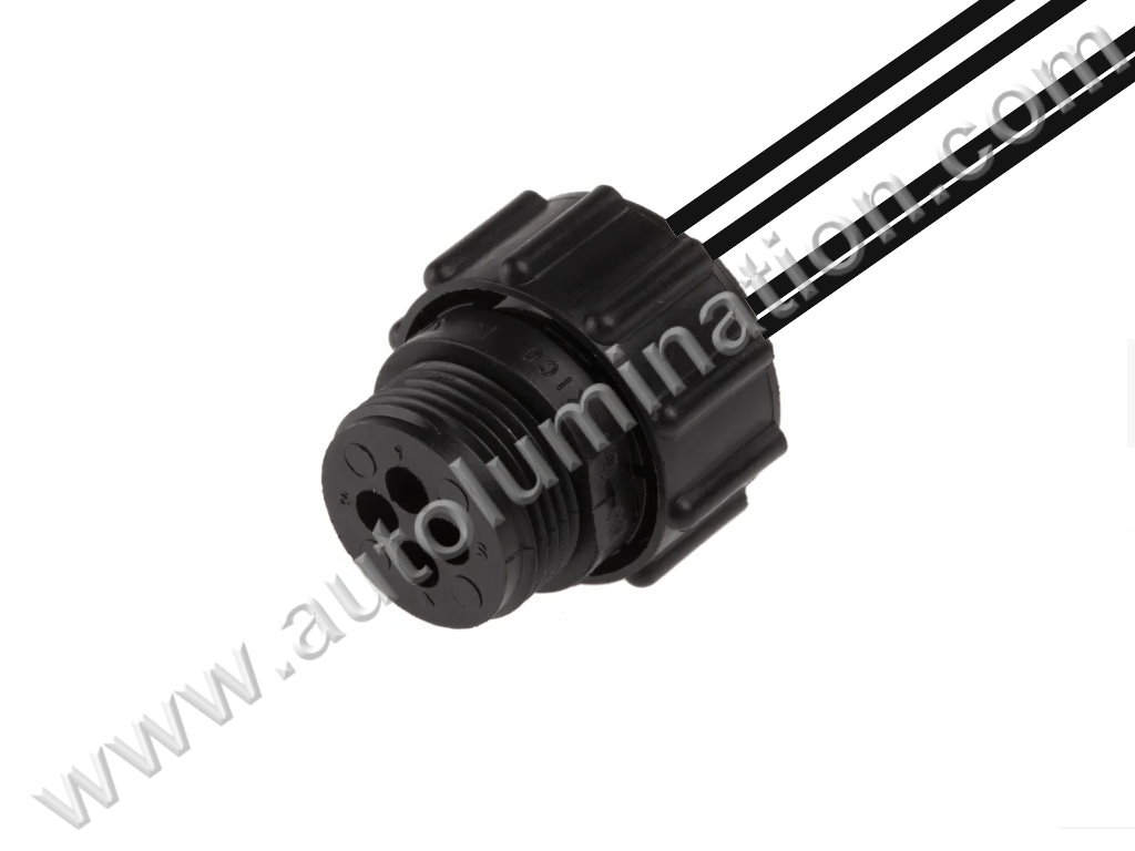 Pigtail Connector with Wires,P49-B3,,,Amp, Tyco,CPC, Circular,,,206060-1,,,