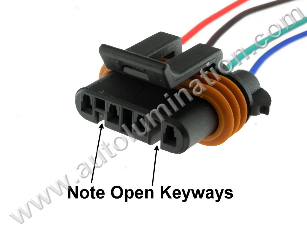 Pigtail Connector with Wires,,PT1136,,Delphi,Metripack-150,C12B4,CE4052F,12186568,,O2 Oxygen Sensor,Alternator,Generator,,GM, Hummer