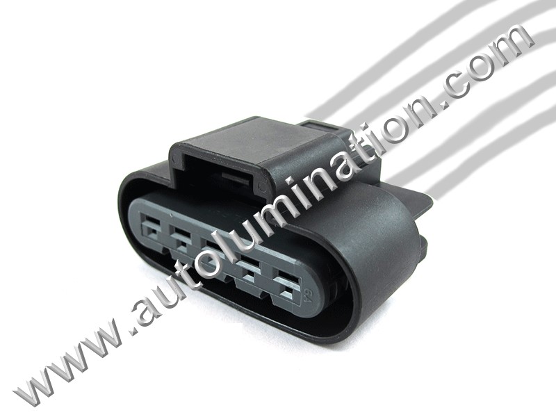Pigtail Connector with Wires,F5-001,PT2416,,Aptiv, Delphi,GT-280,D15C5,,,,Aptiv, Delphi, GT 280,15326642, PT2416, 19178189,Headlight,,,,Headlight,,Buick, Cadillac, Chevy, GMC,