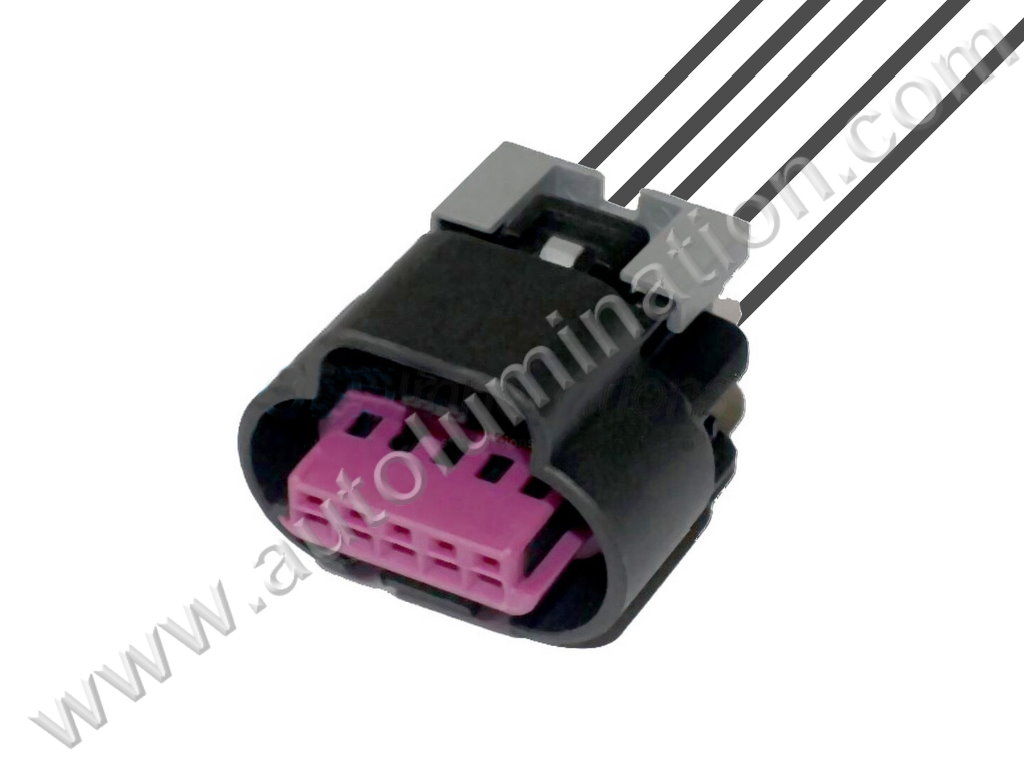 Pigtail Connector with Wires,Female,F5-005,5wirepig0015,Aptiv, Delphi,R44A5,,,,,PWM, Pulse Width Modulation,MAF, Mass Air Flow,IAT, Idle Air Control,EGR, Exhaust Gas Recirculation,GM, GMC,Chevy