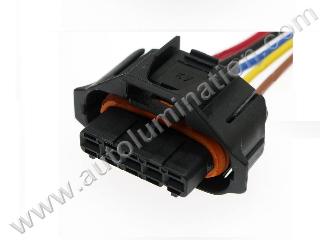 Pigtail Connector with Wires,Female,F5-011,5wirepig0017,Bosch,L85C5,,,,,MAF, Mass Air Flow Position Sensor,BSK Oxygen Sensor,,,GM, Hyundai