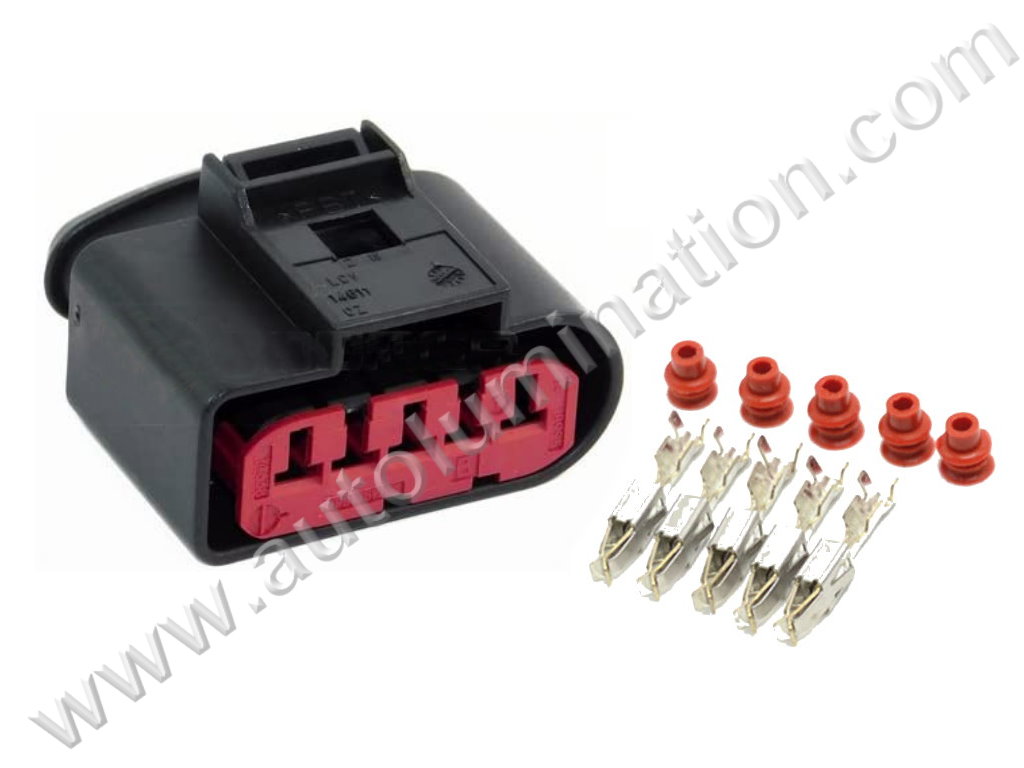 Connector Kit,Female,F5-012,5wirepig0005-1
,,H22A5,,,,,MAF, Mass Air Flow Position Sensor,,,,VW, Audi