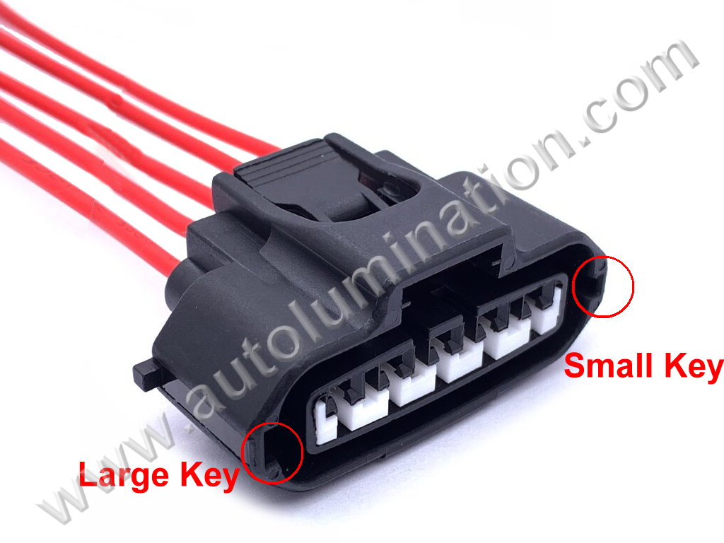 Pigtail Connector with Wires,Female,F5-019,410pin5007,Yazaki,,,,,,Windshield Wiper Motor,Throttle Pedal Position Sensor,MAF, Mass Air Flow Position Sensor,,Toyota, Lexus, GM