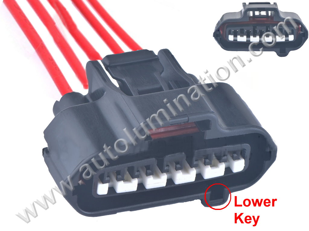 Pigtail Connector with Wires,Female,F5-020,,Yazaki,Y85A5,,,,,Throttle Pedal Position Sensor,,,,Toyota, Lexus, GM