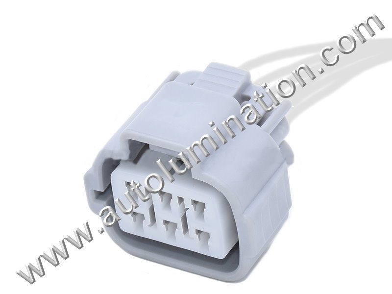 Pigtail Connector with Wires,Y41C6,Junction Connector,
Headlight,
Headlight Cleaner Relay,
Windshield Washer Pump,
Ground Junction Connector,
Cooler Compressor Assembly,,,,Accelerator-pedal-Sensor-,Lexus, Scion, Toyota,Y41C6