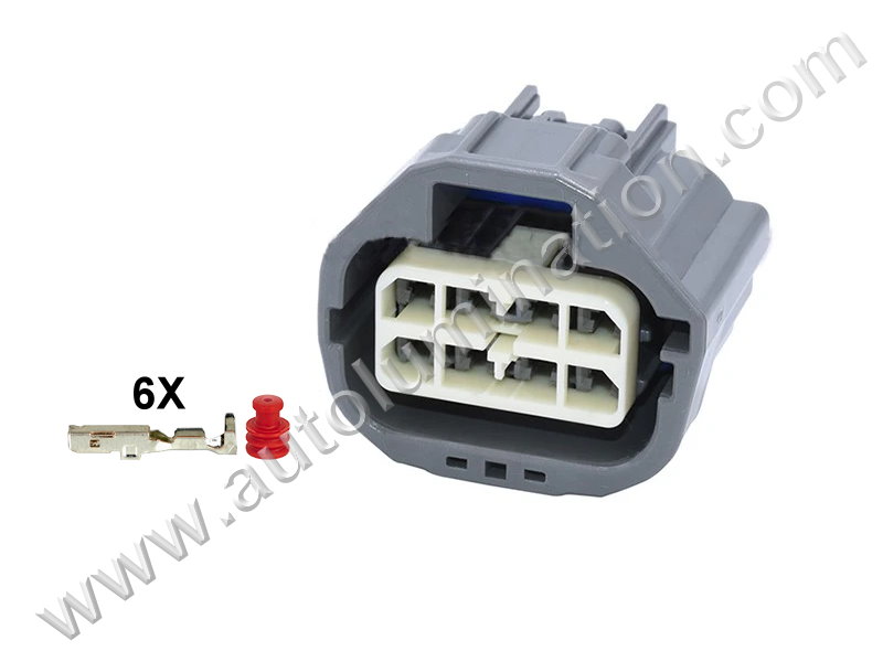 Connector Kit,HD060Y-1.5-11,,,Yazaki,,B87C6,,F6-043,6 Pin Connector,Fuel Pump,Junction Engine/MDS,Headlamp, Tail Lamp,,GM, Toyota, Lexus, Chrysler, Dodge, Jeep,,Fuel Pump,Junction Engine/MDS,Headlamp, Tail Lamp,,GM, Toyota, Lexus, Chrysler, Dodge, Jeep