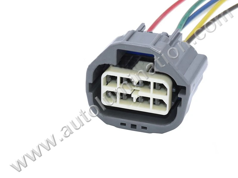Pigtail Connector with Wires,HD060Y-1.5-11,,,Yazaki,,B87C6,,F6-043,6 Pin Connector,Fuel Pump,Junction Engine/MDS,Headlamp, Tail Lamp,,GM, Toyota, Lexus, Chrysler, Dodge, Jeep,,Fuel Pump,Junction Engine/MDS,Headlamp, Tail Lamp,,GM, Toyota, Lexus, Chrysler, Dodge, Jeep