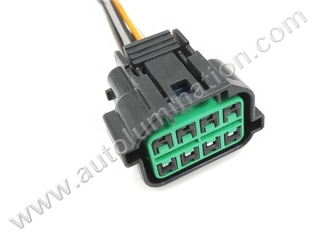 Pigtail Connector with Wires,,,,KUM,,E71B8,CE8033F,HP066-08021,,Daytime Running Lamp Turn Signal, Headlamp, Headlight,,,,Kia, Hyundai