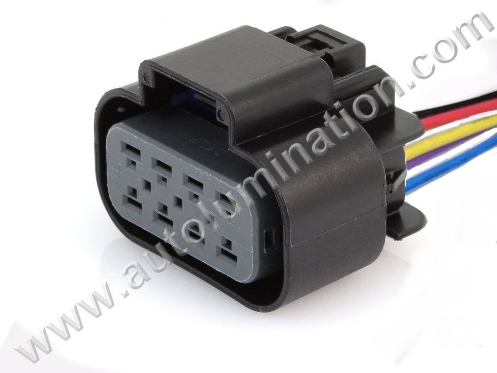 Pigtail Connector with Wires,,,,Aptiv, Delphi,GT280,A34C8,CE8023F,15326654, 645-178, S-1501, PT1635, 88986254,,Headlamp,Shift Sensor,Transfer Case,ABS Control Module,Chevy, GMC, Cadillac, Dodge, Buick, SAAB