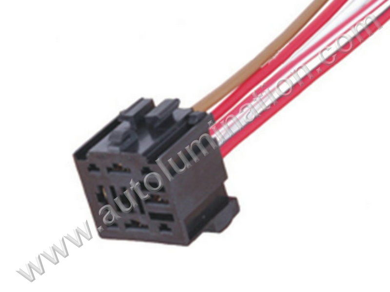 Pigtail Connector with Wires,,,,Volkswagon,,,,161937501B,,,Relay Plate,,,VW, Audi, Seat
