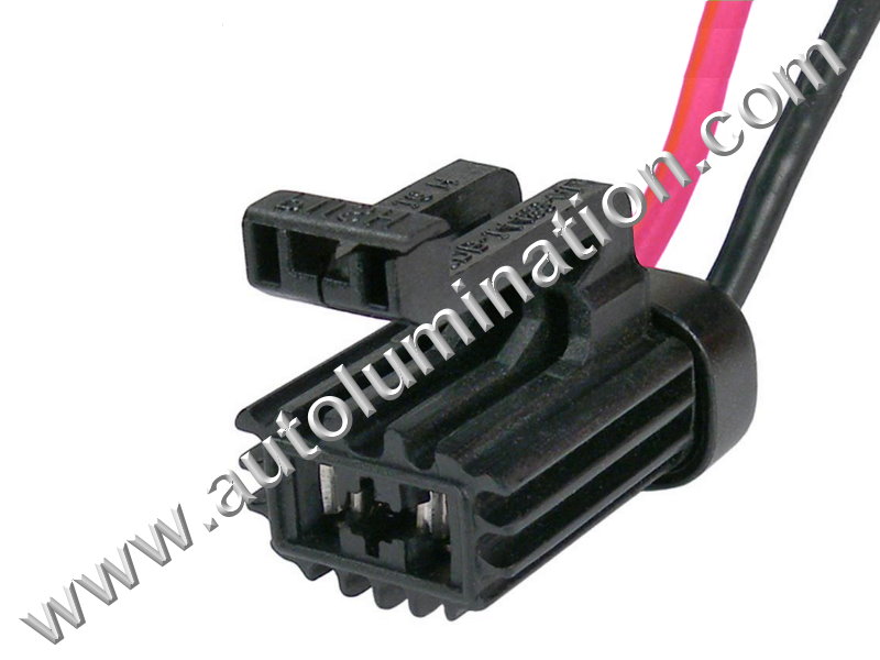 Pigtail Connector with Wires,,,,,,B43C2,,,WPT-104, 1U2Z-14S411-CA, WPT-861, 5U2Z-14S411-VA,,,Heater,Radiator cooling fan,,,Ford