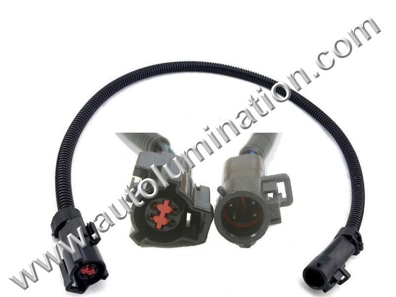 Michigan Motorsports O2 Oxygen Sensor Premium Harness Extension For 2018+ Mustang GT