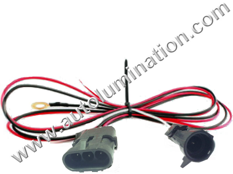 TPI TBI 3 Wire Heated Oxygen O2 Sensor Wiring Harness Adapter 20