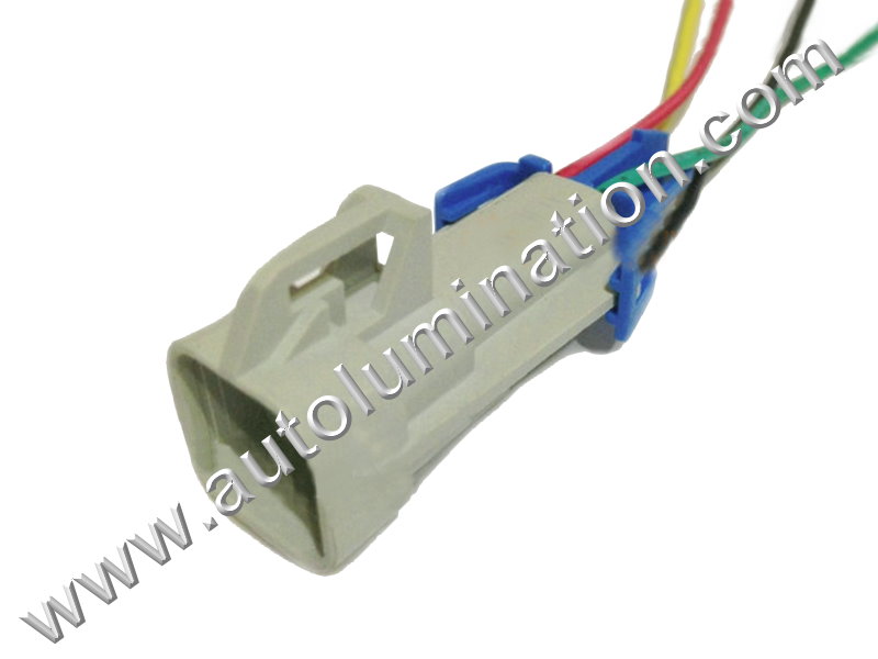 Square PLUG FOR GM 4 Pin LS1 24" O2 02 Oxygen Sensor Extension Wire Harness 