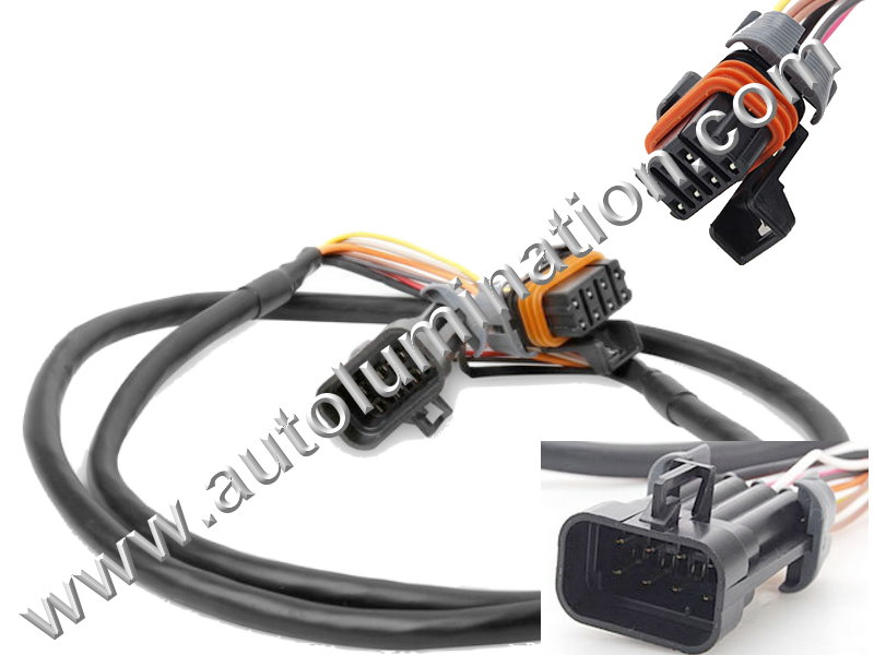 LSU4.2 and NTK L2H2 wideband O2 Oxygen Sensor Extension Cable 48