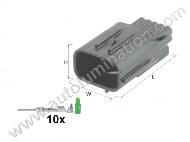 Connector Kit,,,,Sumitomo,,Y73A10,,6188-0696, 90980-12379 ,,Sonar. Radar Sensor,Headlamp,Blind Spot, Collision Sensor,,Toyota, Lexus, Honda, Acura, Mazda, Mitsubishi