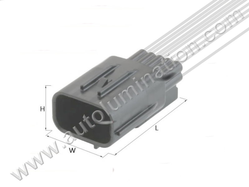 Pigtail Connector with Wires,,,,Sumitomo,,Y73A10,,6188-0696, 90980-12379 ,,Sonar. Radar Sensor,Headlamp,Blind Spot, Collision Sensor,,Toyota, Lexus, Honda, Acura, Mazda, Mitsubishi