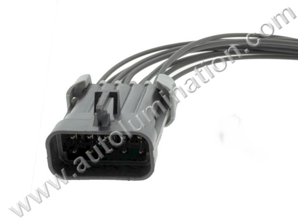 Pigtail Connector with Wires,,,,Delphi,Metri-Pack 150,R74A10 Male,CET1003M,12045808,,,,,,
