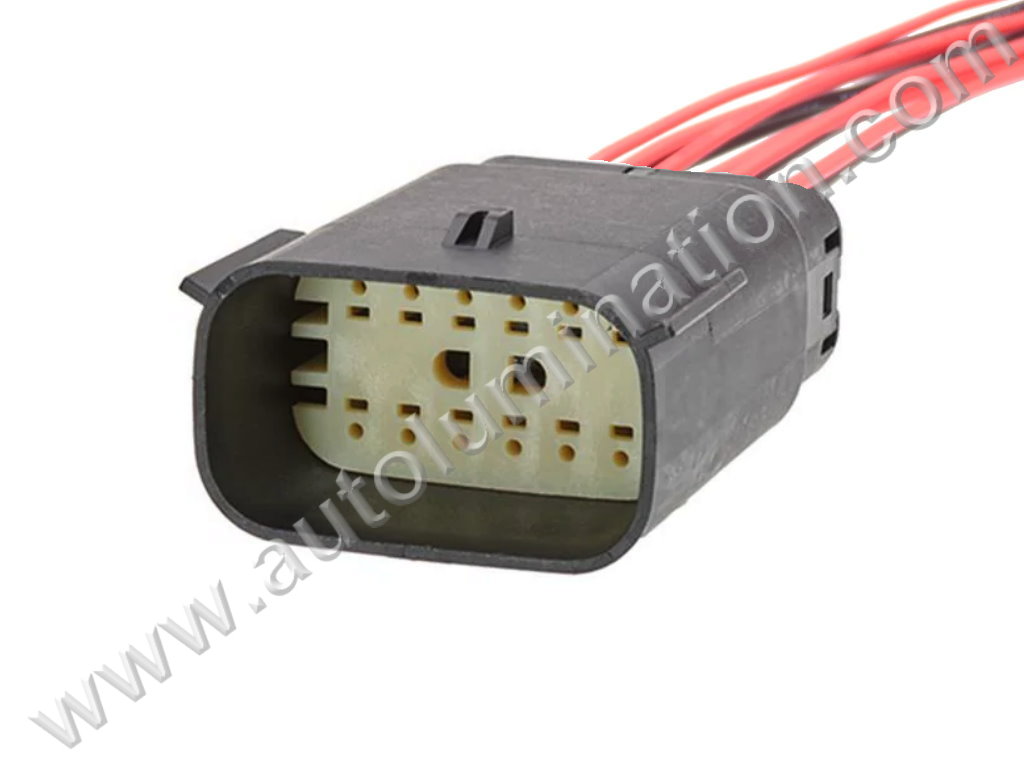 Pigtail Connector with Wires,,,,Molex,MX150,D11B12,CET1210M, CET1210M-2,33482-6201 33482-1201,,Turn Signal,Tail Lamp,Body Junction,,Jeep, Lincoln, Chevy, Ford, Buick