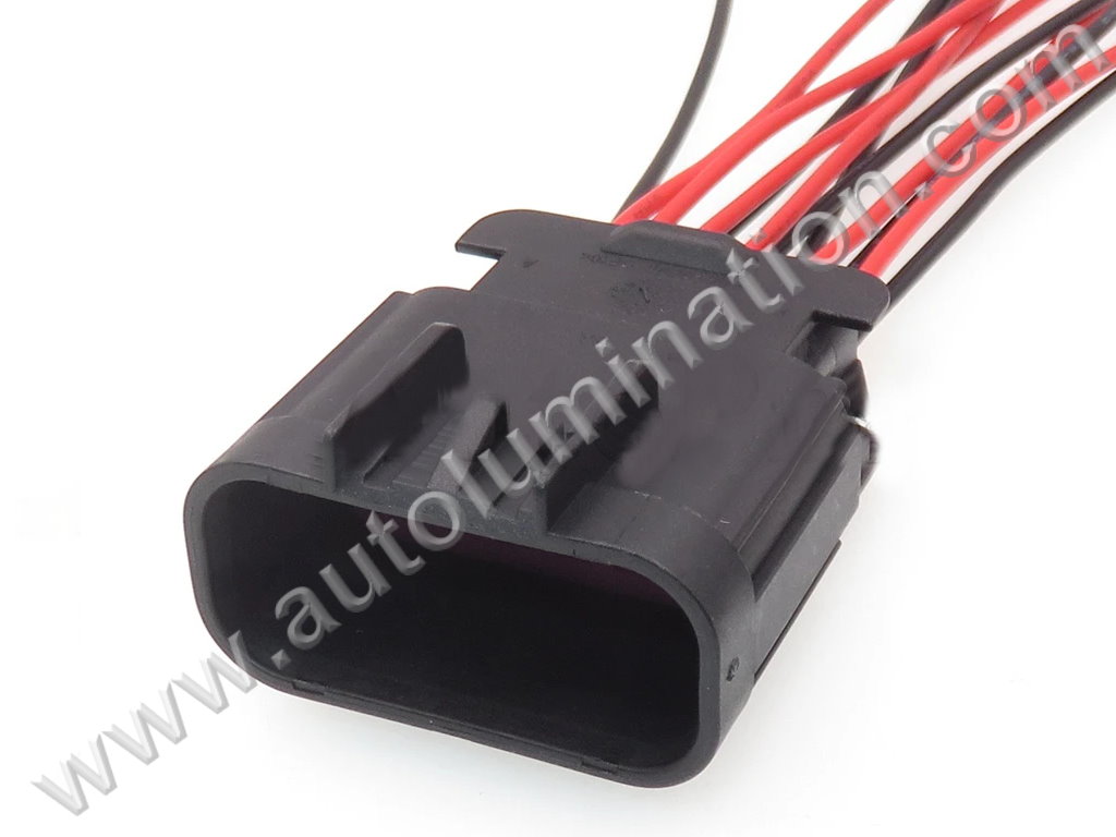 Pigtail Connector with Wires,,,,Aptiv, Delphi,GT150,G85B12,CET1230M,15326854,,Headlight Harness,,Body Junction,,Jeep, Lincoln, Chevy, Ford, Buick