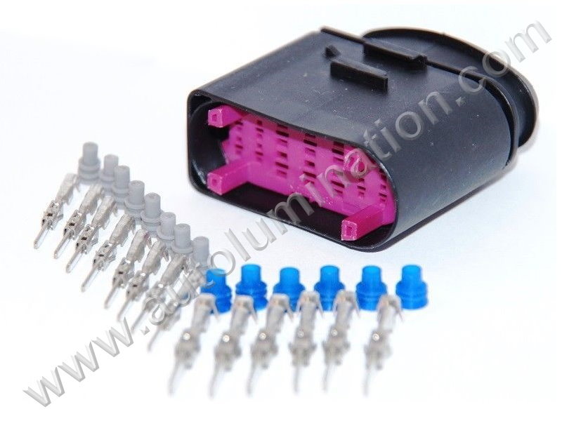 Connector Kit,,,,Volkswagon,,F22D14,,1J0973837,,Headlight,Headlamp,,,VW, Audi, Tesla, Dodge, Volvo, BMW