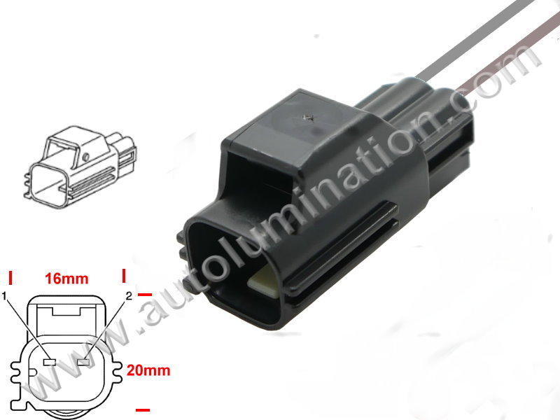 Pigtail Connector with Wires,,,,YES, YESC, Kaizen, Yazaki,,B75B2,,7282-5548-30,7282-4448-10,PT1511,88953303,B75B2,9168793,CKK7026F-2.2-11,Washer Level Sensor,ABS Wheel Speed, Ambient Temp,Brake Fluid level,Side marker, Underhood Lamp,Ford, Jeep, Dodge, Chrysler, Jaguar, Land Rover